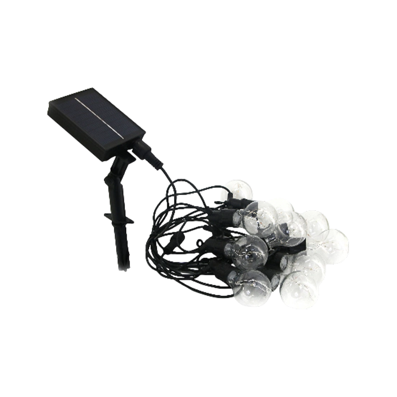 Globe Bulb Solar Festoon Light with 1W Solar Panel