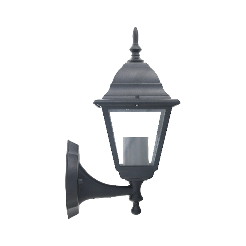 Classic Upward Lantern Die Cast Aluminium Garden Wall Light
