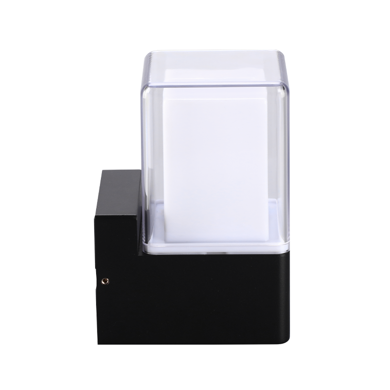 Cube Shade Up Light LED Garden Wall Light