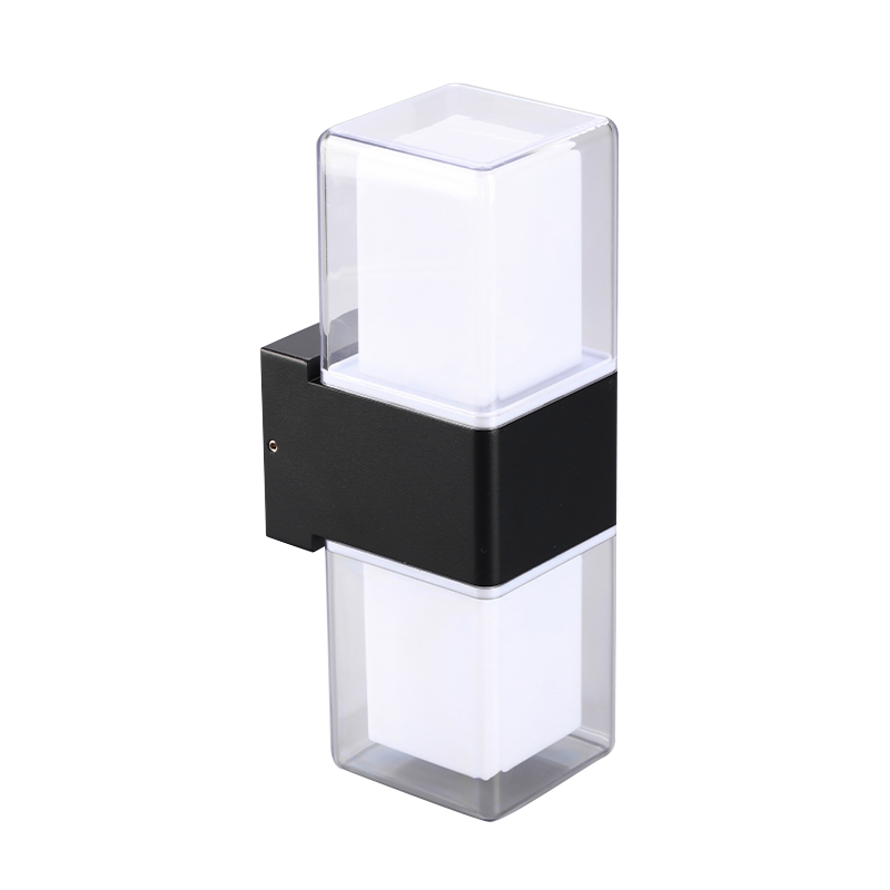 Double Cube Up Down LED Garden Wall Light
