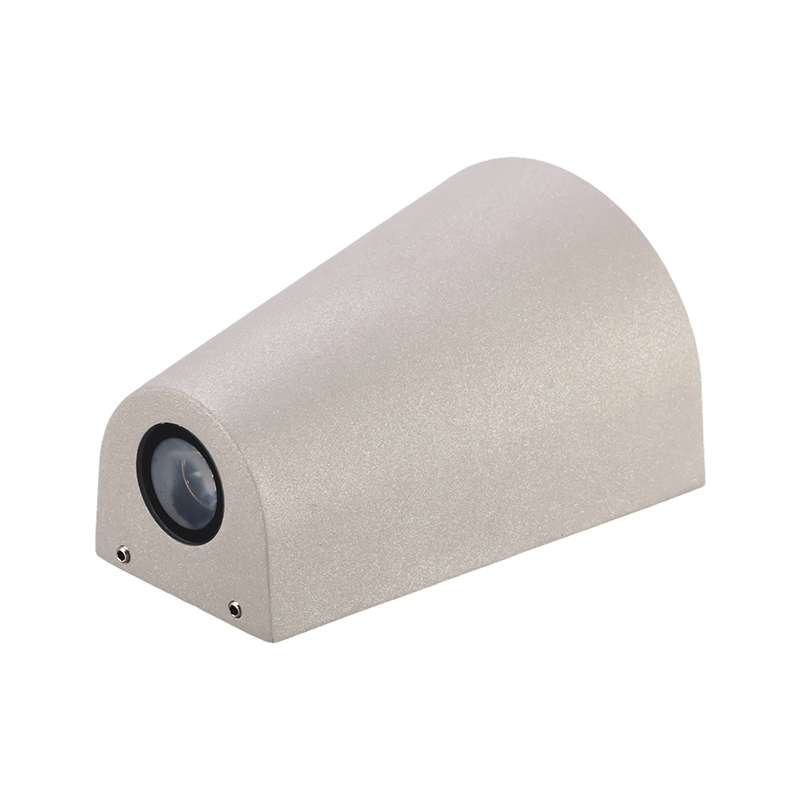 Sand Texture Half Round Outdoor Spot Light