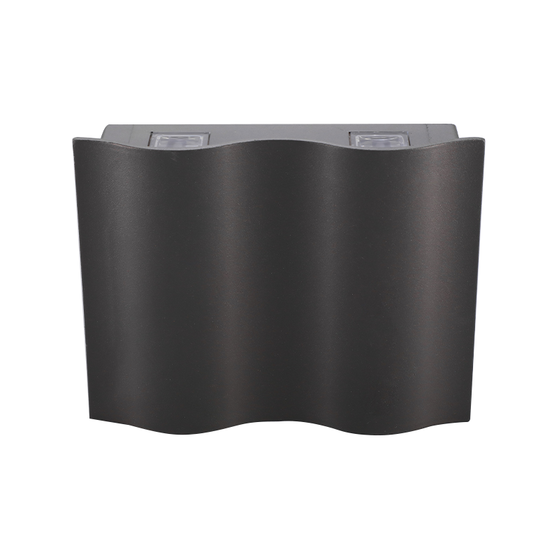 Wave Design LED Garden Wall Light Wave Design LED Garden Wall Light