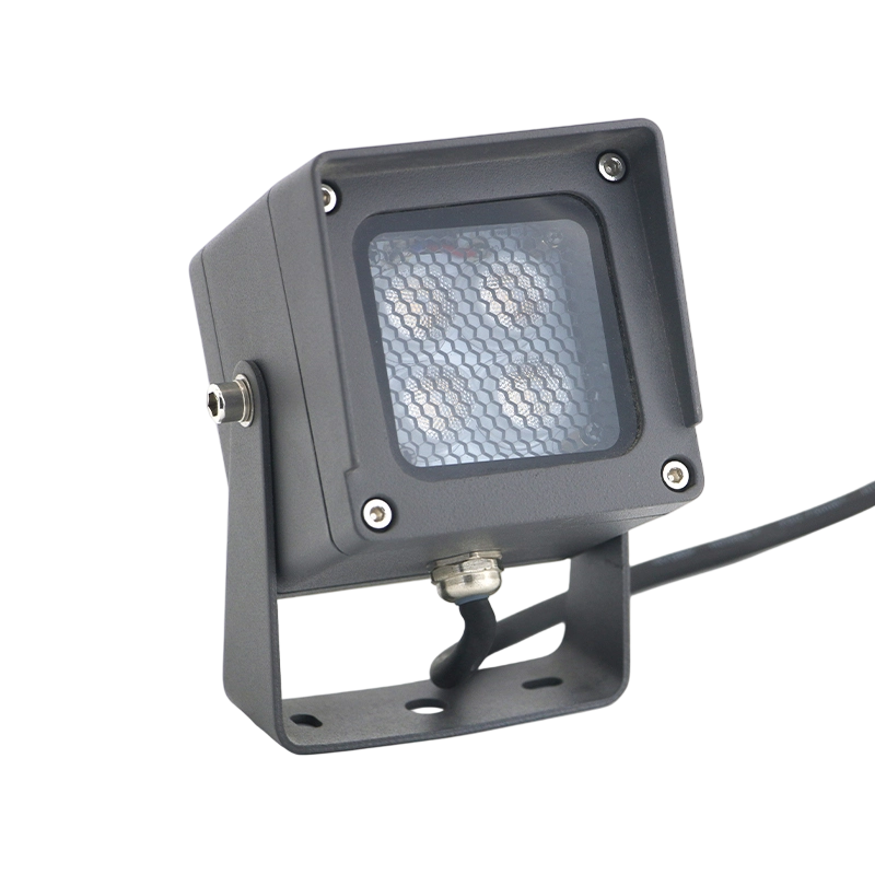 Square Head LED Garden Spike Light with Honeycomb Lens