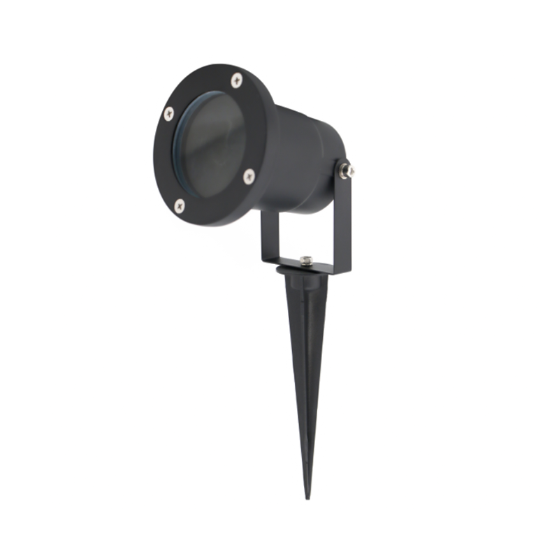 GU10 MR16 Garden Spike Light with Clear Glass Lens