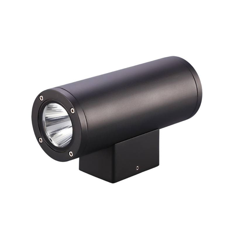 Aluminium Cylinder Twin GU10 Outdoor Spot Light